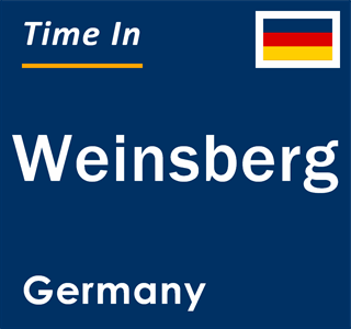 Current local time in Weinsberg, Germany