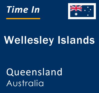 Current local time in Wellesley Islands, Queensland, Australia