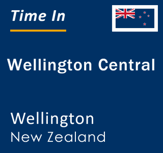 Current local time in Wellington Central, Wellington, New Zealand