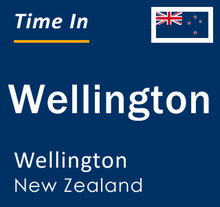 Current local time in Wellington, Wellington, New Zealand