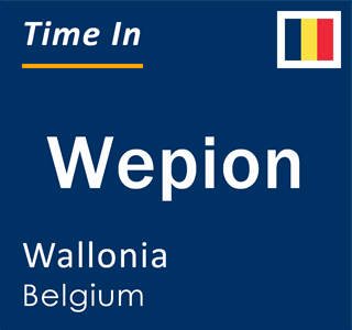 Current local time in Wepion, Wallonia, Belgium