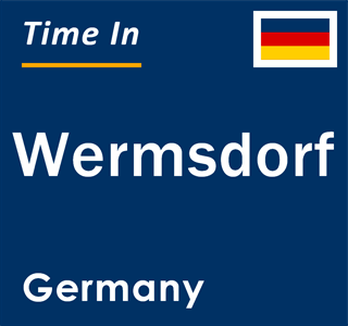 Current local time in Wermsdorf, Germany