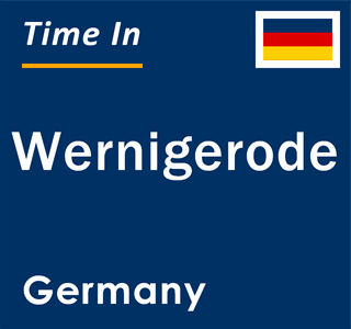 Current local time in Wernigerode, Germany