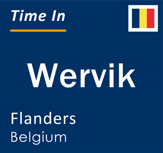 Current local time in Wervik, Flanders, Belgium