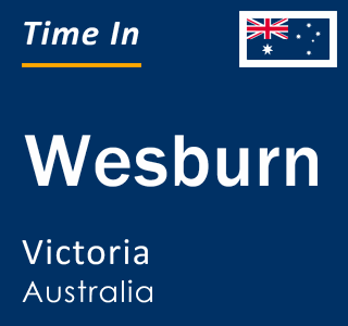 Current local time in Wesburn, Victoria, Australia