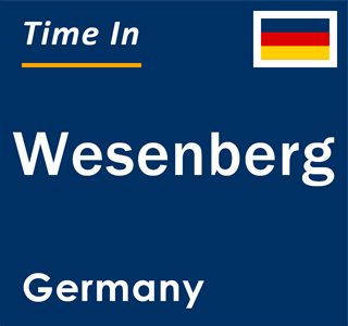 Current local time in Wesenberg, Germany