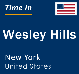 Current local time in Wesley Hills, New York, United States