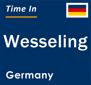 Current local time in Wesseling, Germany