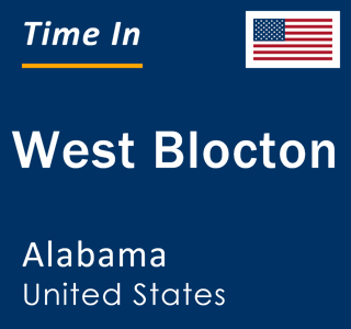 Current local time in West Blocton, Alabama, United States