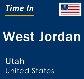 Current local time in West Jordan, Utah, United States