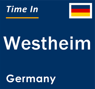 Current local time in Westheim, Germany