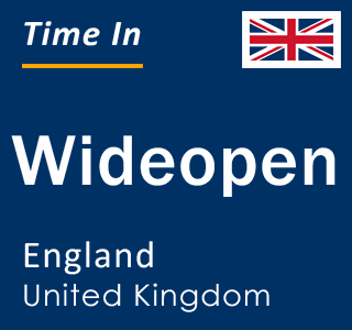 Current local time in Wideopen, England, United Kingdom