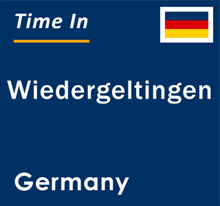 Current local time in Wiedergeltingen, Germany