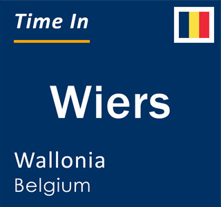 Current local time in Wiers, Wallonia, Belgium