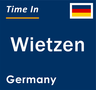 Current local time in Wietzen, Germany