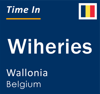 Current local time in Wiheries, Wallonia, Belgium