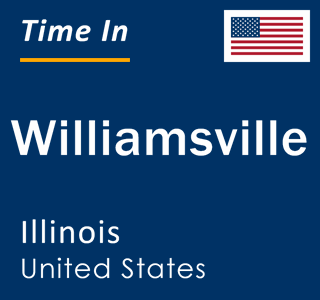 Current local time in Williamsville, Illinois, United States