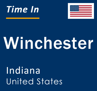 Current local time in Winchester, Indiana, United States