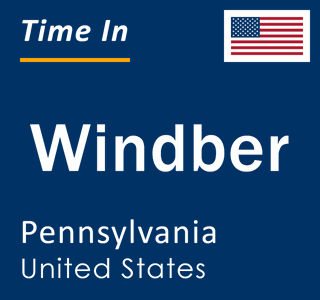 Current local time in Windber, Pennsylvania, United States