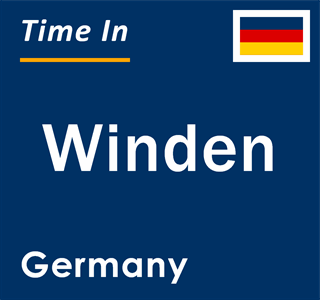 Current local time in Winden, Germany