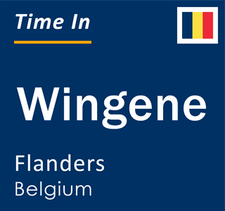 Current local time in Wingene, Flanders, Belgium