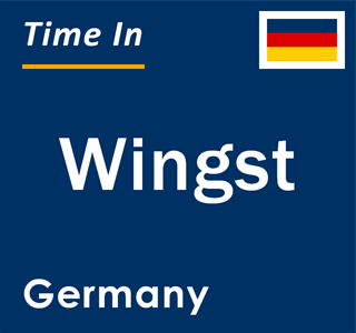 Current local time in Wingst, Germany