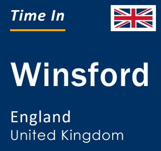 Current local time in Winsford, England, United Kingdom