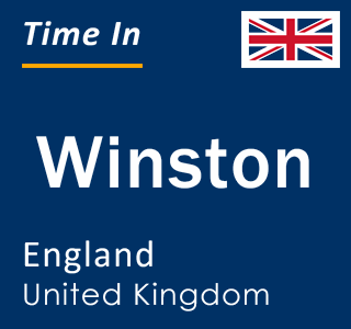 Current local time in Winston, England, United Kingdom