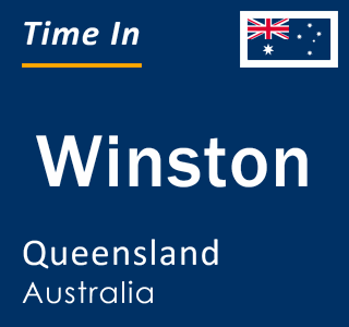 Current local time in Winston, Queensland, Australia