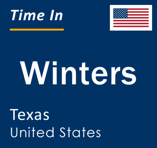 Current local time in Winters, Texas, United States