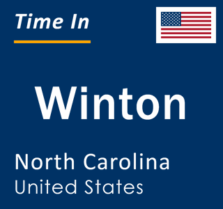 Current local time in Winton, North Carolina, United States