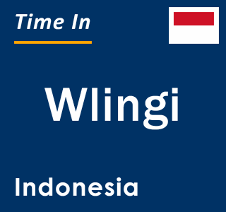 Current local time in Wlingi, Indonesia