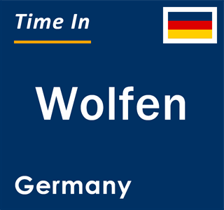 Current local time in Wolfen, Germany