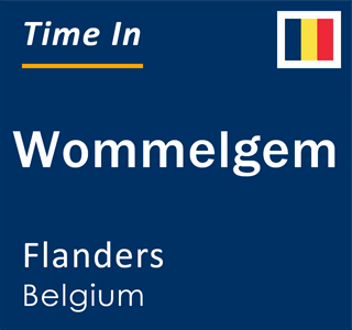 Current local time in Wommelgem, Flanders, Belgium