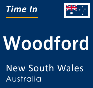 Current local time in Woodford, New South Wales, Australia