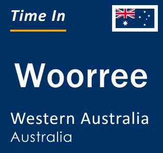 Current local time in Woorree, Western Australia, Australia