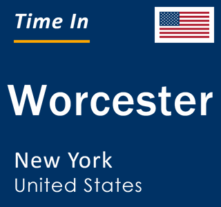 Current local time in Worcester, New York, United States