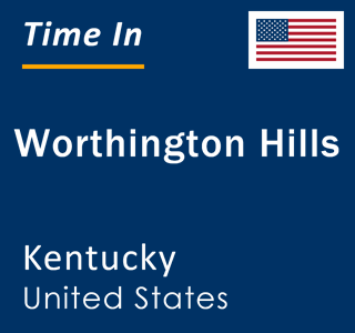 Current local time in Worthington Hills, Kentucky, United States