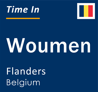 Current local time in Woumen, Flanders, Belgium