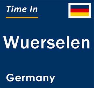 Current local time in Wuerselen, Germany