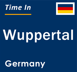 Current local time in Wuppertal, Germany