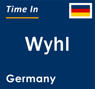 Current local time in Wyhl, Germany