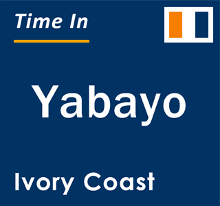 Current local time in Yabayo, Ivory Coast