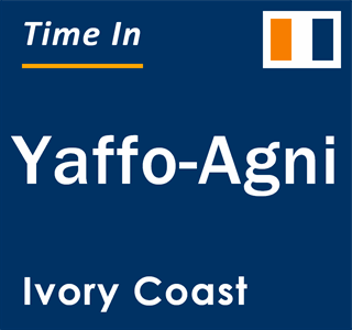 Current local time in Yaffo-Agni, Ivory Coast