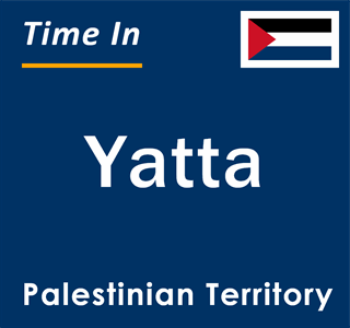 Current local time in Yatta, Palestinian Territory