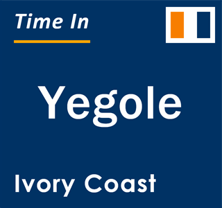 Current local time in Yegole, Ivory Coast