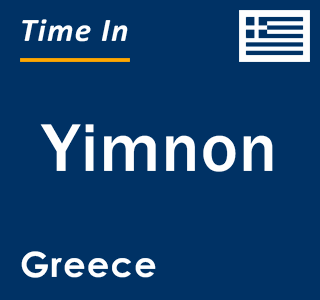 Current local time in Yimnon, Greece