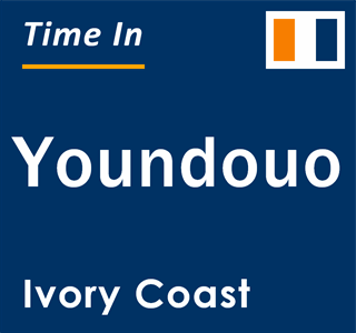 Current local time in Youndouo, Ivory Coast