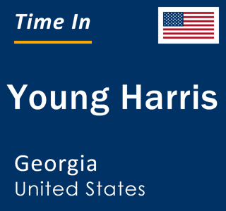 Current local time in Young Harris, Georgia, United States