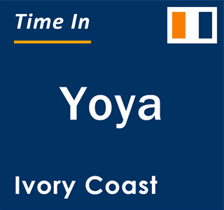 Current local time in Yoya, Ivory Coast